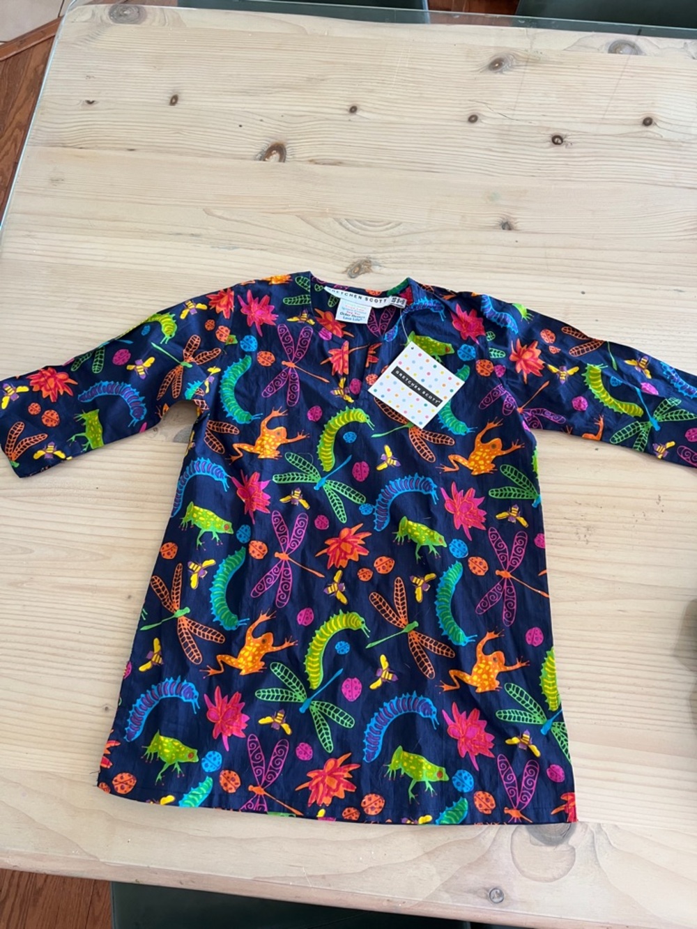 Gretchen Scott Colorful kids Tropical Print Tunic -size 5
